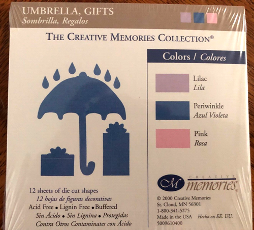 CREATIVE MEMORIES - Baby & Baby Shower Paper Die Cut Shapes - Bundle of 4 packs - Picture 3 of 4