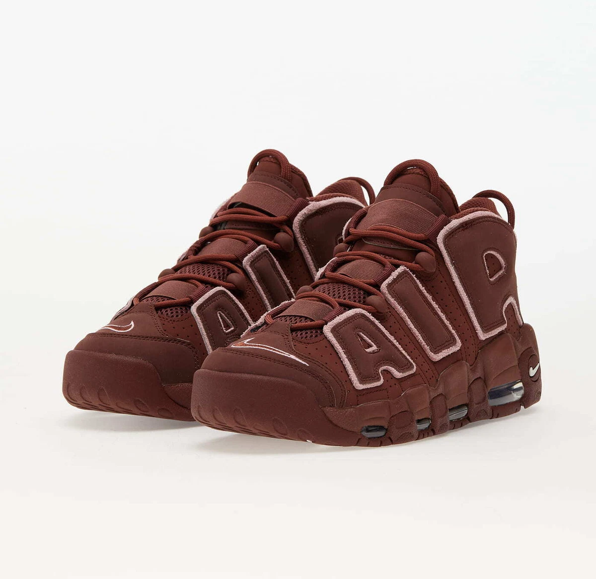 Nike uptempo burgundy clearance