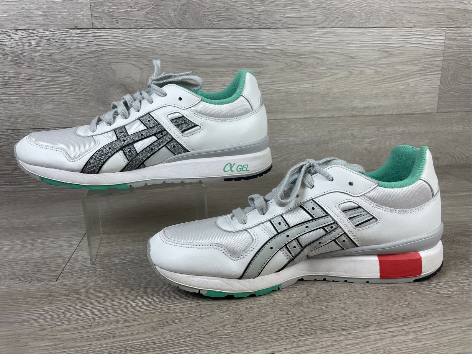 Asics GT-2 Sportstyle White Grey Teal Men 8.5 RARE color image 7