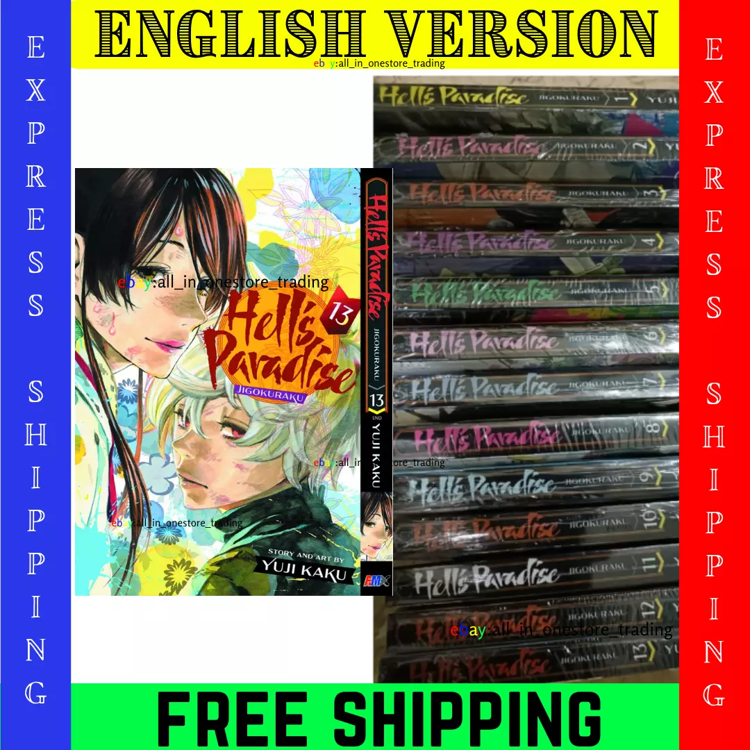 Hell's Paradise: Jigokuraku Manga Volume 1-13(END)Full Set English Version  Comic