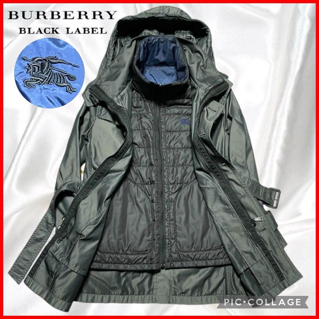 Burberry Black Label 4way trench liner attachment/detachment Men