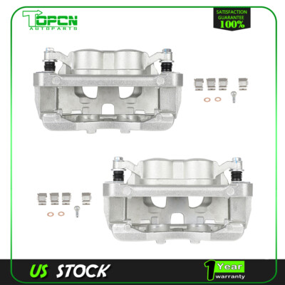 Front Brake Calipers w/ Bracket Left Right For 2013-2020 Ford F-250 Super Duty