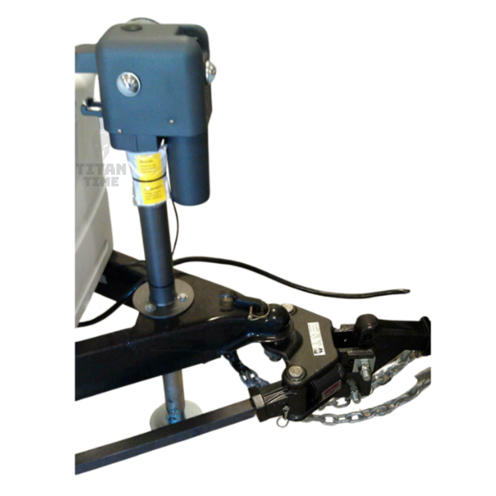 Husky Towing 87247 Electric Brute Trailer Tongue Jack w/ 18" Travel