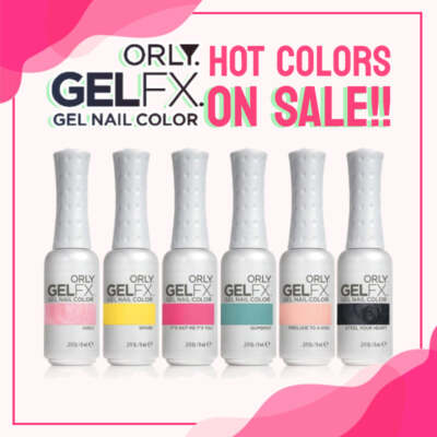 ORLY GelFx Nail Color LED/UV 0.3 oz HOT COLORS ON SALE *Pick Any*