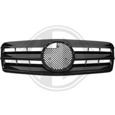 DIEDERICHS K&uuml;hlergitter f&uuml;r Mercedes-Benz CLK C208 A208 schwarz gl&auml;nzend