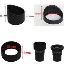 For Microscope Telescopes Binocular Eyepiece Rubber Cover Eye Cups Guard Shield
