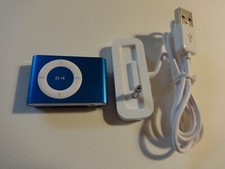 APPLE iPOD SHUFFLE 2ND GEN. BLUE...1GB...NEW BATTERY...