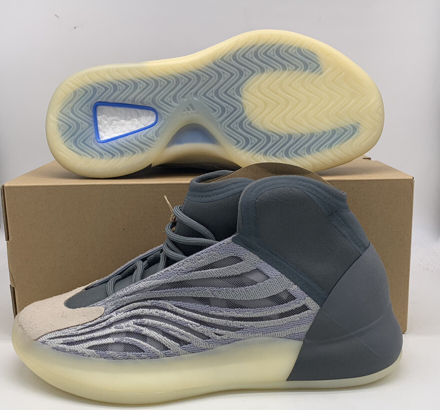 Adidas Yeezy QNTM Mono Carbon Blue Sneakers GX6594 Mens Size | eBay