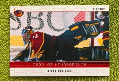 2002-03 In the Game Be A Player Memorabilia - RUBY #124 - Milan Hnilicka /200