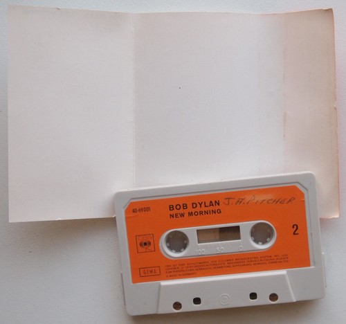 BOB DYLAN - NEW MORNING (CBS 4069001) 1970 GERMANY CASSETTE TAPE FOLK ROCK *READ - Picture 3 of 4