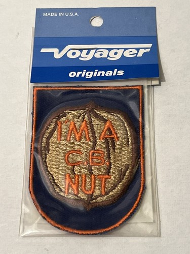 I'M A C. B. NUT Patch CB Radio and Ham Radio Patch Vintage Voyager Originals - Picture 2 of 4