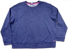 Joules Monique French Navy Blue Crew Neck Pullover Sweatshirt Cotton Bunny 18 14