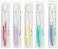 NIMBUS Extra Soft Toothbrushes (Regular Size Head), Periodontist Design Tapered 