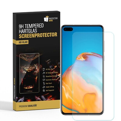 1x 9H Panzerfolie für Huawei P40 Displayschutzfolie Schutzglas Hartglas HD KLAR