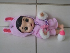Muñeco bebé vivo todo vinilo de Hasbro 2004 + accesorios