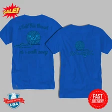 Weezer Royal Blue Undone Tee Hold This Thread As I Walk Away Blue Holiday