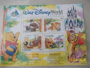 Walt Disney World Collection Of Winnie The Pooh Limited Edition Stamp Set Ebay
