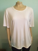 Allison Daley Woman Size 2x, 100% Polyester, White, Decor With Beads Allison Daley Woman Size 2x, 100% Polyester, White, Decor With Beads