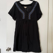 Y2K/Whimsigoth American Eagle Embroidered Dress
