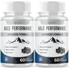  2 Pack Gold Performance for Men Advanced Formula Vitamin Supplement 120 Caps