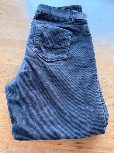 BRAX Cadiz Style Pants Mens Size 38x32 Grey Straight Fit Casual Excellent Used