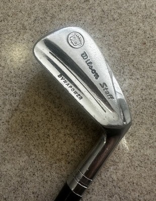 Vintage Wilson Staff DYNAPOWER Fluid Feel 6 Iron  Stiff Flex Mens RH