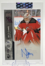 2021-22 Upper Deck Clear Cut RC Auto Nico Daws #CC-ND New Jersey Devils