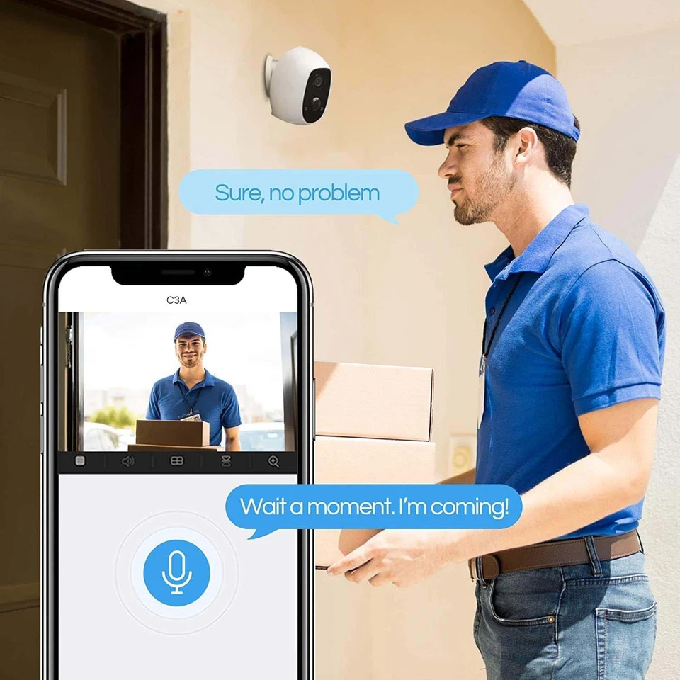 BL-BC-01 Rechargeable Li-ion Battery for EZVIZ C3A Wire 3.8V 5500mAh/20.9Wh USA - Image 4 of 4