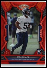 2022 Panini Certified #168 Boye Mafe Mirror Orange #/149