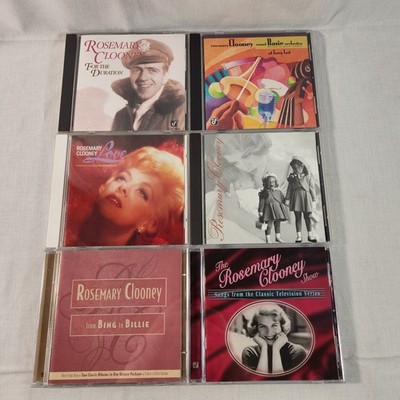 Rosemary Clooney 6 CD 1970s - 1990s Vocal Jazz Big Band Swing LOT #B Discs EUC
