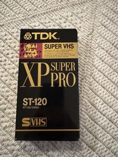 TDK XP Super Pro ST-120 VHS