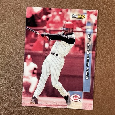 2001 Topps HD KEN GRIFFEY JR #111 Cincinnati Reds Card