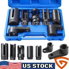7PC Oxygen Lambda Sensor Socket Removal Set Tool Kit Engine 22MM/27MM/29MM 15-20