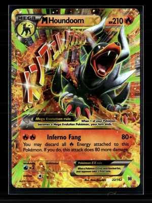 Pokemon 2015 BREAKthrough M Houndoom EX FA #22/162