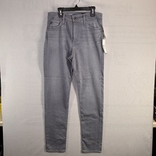 Anthropologie High-Rise Stevie Ankle Women’s Jeans Size 27 Gray Denim New w/Tags