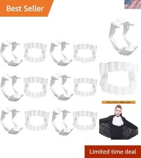 Monster Teeth Fangs 12-Pack - Non-Toxic Vampire Fangs for Halloween Dress-Up