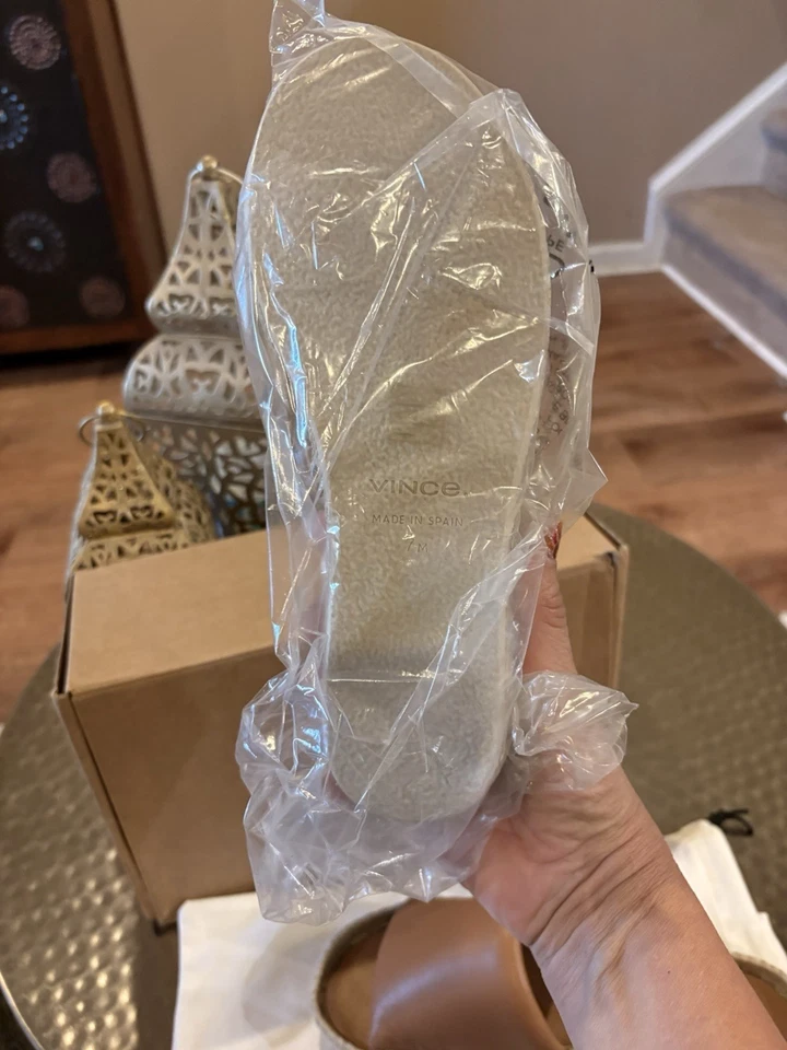 Sandalia plataforma Vince color tostado Jesse talla 7 Foto 3 de 4