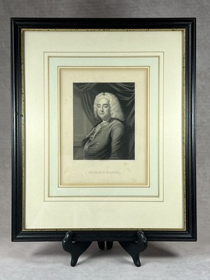 George F Handel Framed Print by James Thomson