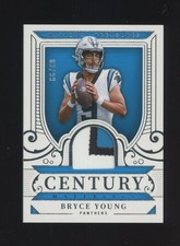 2025 National Treasures Century Bryce Young Panthers 3-Color Patch /99