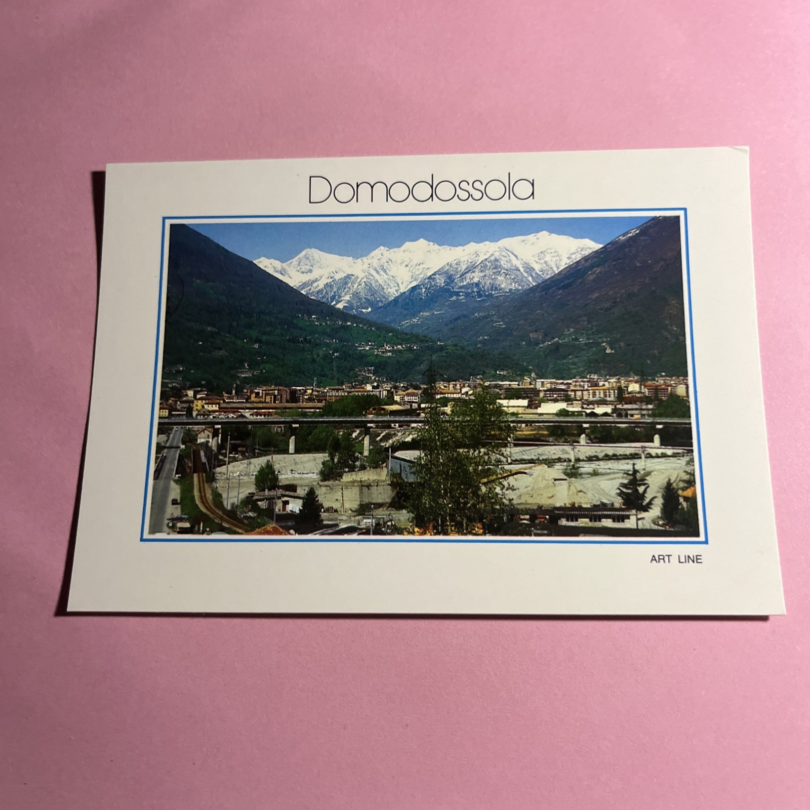 CARTOLINA A COLORI COLLEZIONE - DOMODOSSOLA (NO) PANORAMA - NON VIAGGIATA