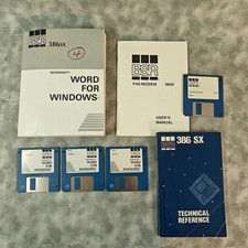 Vintage BSR 386SX Microsoft Word for Windows ...