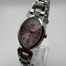 Citizen xC B036-T015204 Solar Pink Dial Oval Watch