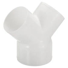 4" to 3" 3 Way Duct Splitter Reducer Y Fitting Air Vent Duct Connector