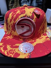Mitchell & Ness Atlanta Hawks Down For All Adjustable Snapback