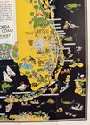 Vintage 1933 Florida East Coast Railway Pictorial Fold-Out Map-Scarce-9 By 16 — photo 3