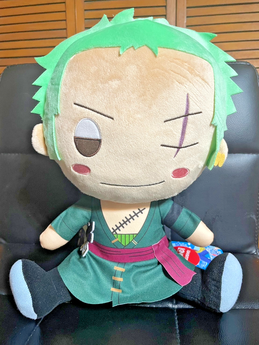 NEW One Piece Standard Plush 12 inch Zoro Sitting Style Plush