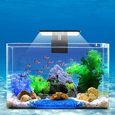 Aquarium Light Fish Tank LED Light 6W 12 LED Planted Clip Lamp for 8-15Inch 6...