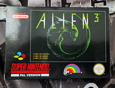 Thumbnail of ebay&reg; auction 336779461522 | Alien 3 Nintendo SNES Spiel PAL inkl. OVP Modul Anleitung SNSP-A3-UKV + Case