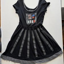 Disney Parks Her Universe Star Wars Darth Vader Skater Dress Small Made in USA