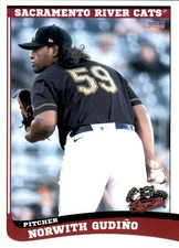 2022 Sacramento River Cats Choice #13 Norwith Gudino Puerto Cabello Venezuela VZ